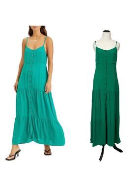 Sanctuary Traveler Maxi Dress - Dark Palm - Small